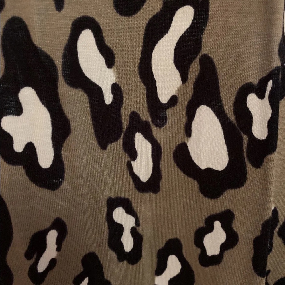 Vanilla Bay Animal Print MIDI/Maxi Dress (L) 🐒